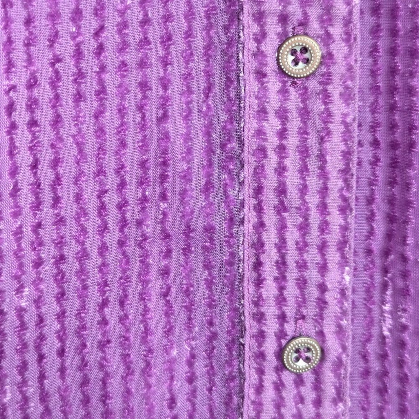 Anthropologie Akemi Kin Orchid Purple Velvet Striped Tunic Duster Long Sleeve M