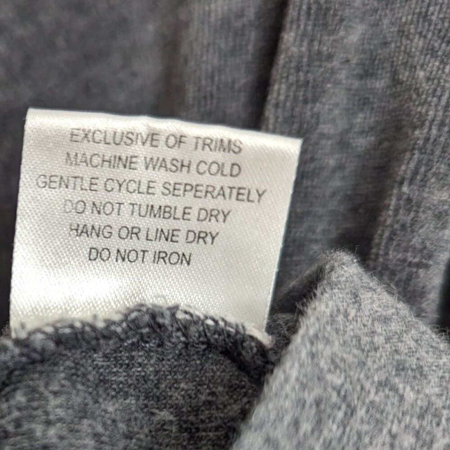 Romeo & Juliet Couture Gray Velour Zip Up Hoodie Jacket Rhinestone Smiley Face