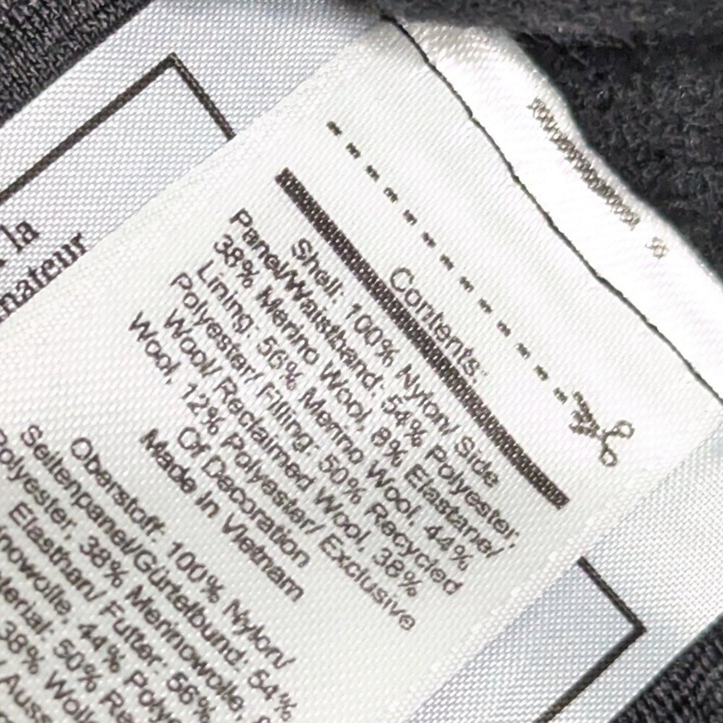 Smartwool Black Smartloft Pull-On Skirt Side Pockets Wool Lined Mid Rise Stretch