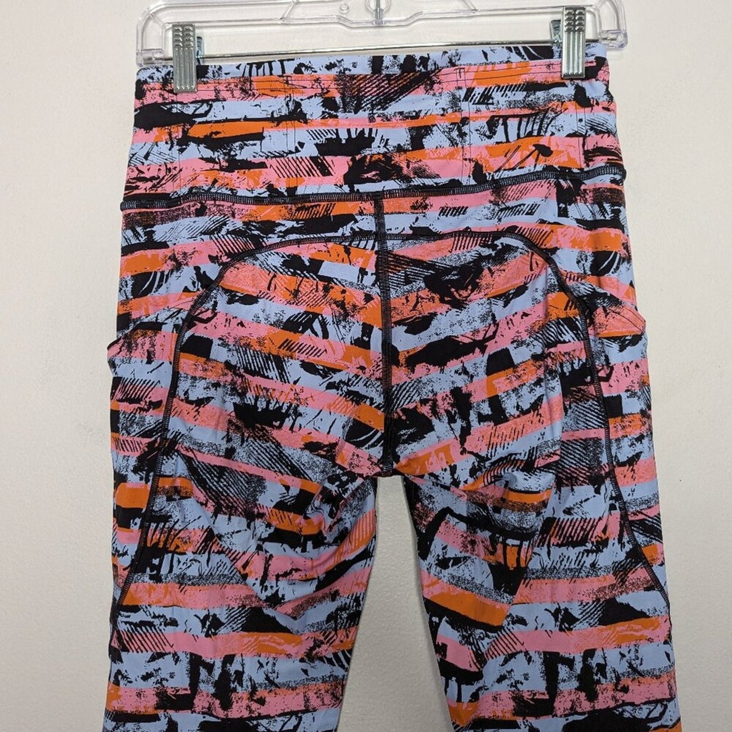 Lululemon Fast & Free 7/8 Tight II Nulux 25" Inversion Multi Pink Blue Orange 8
