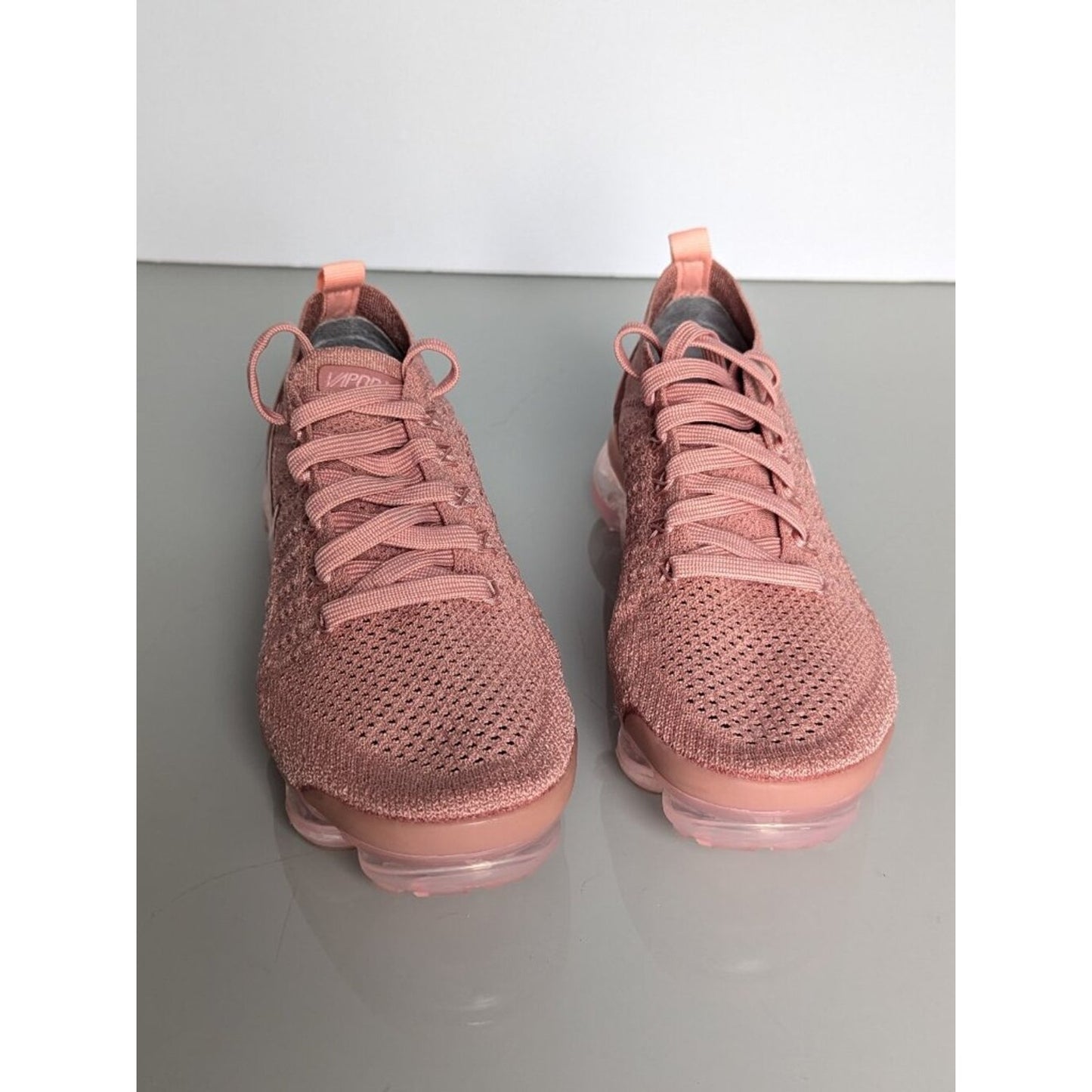 Nike Air VaporMax Flyknit 2 Rose Gold Pink Sneakers – Women’s Size 7.5 Lace Up