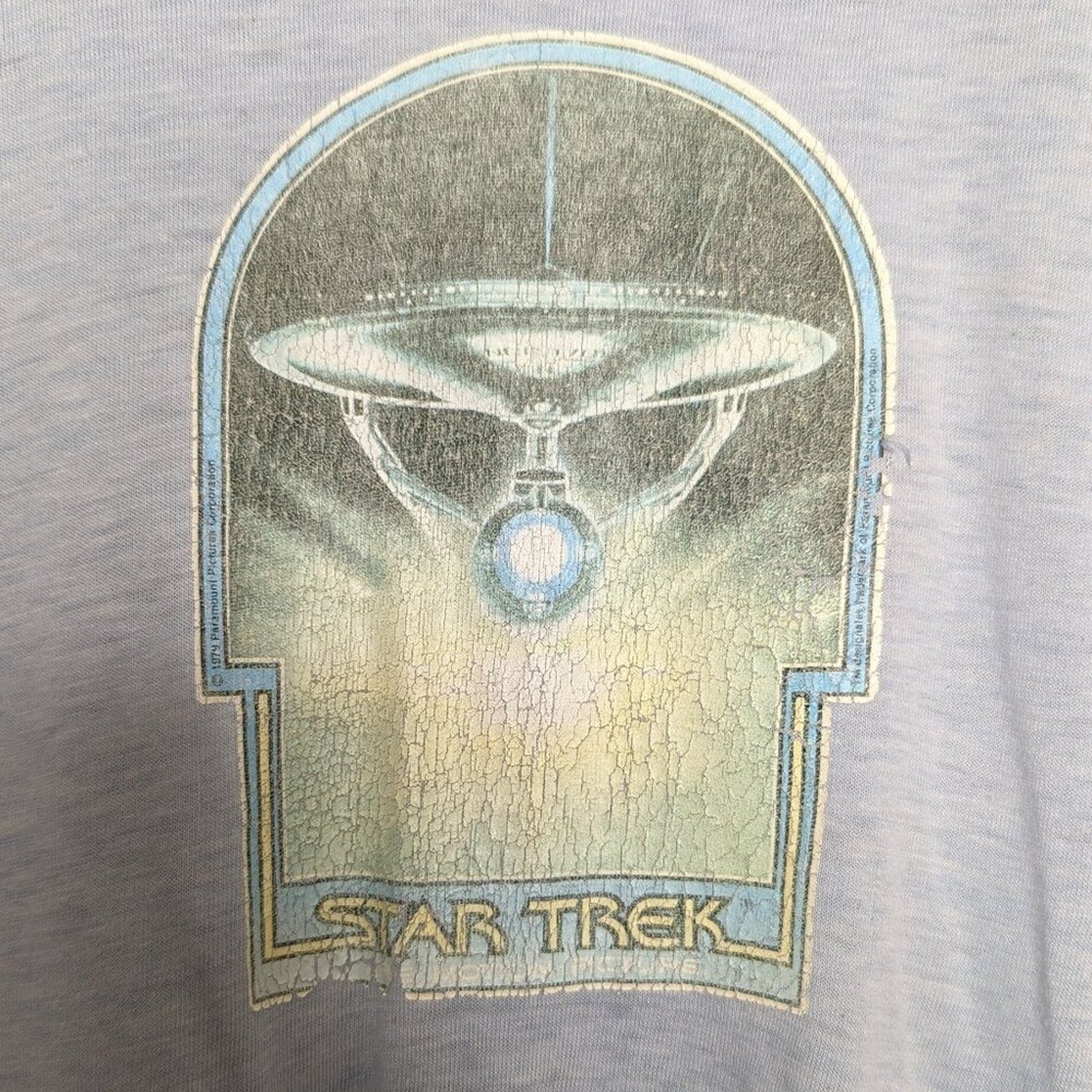 Vintage Star Trek The Motion Picture 1979 Short Sleeve T-Shirt Enterprise RARE