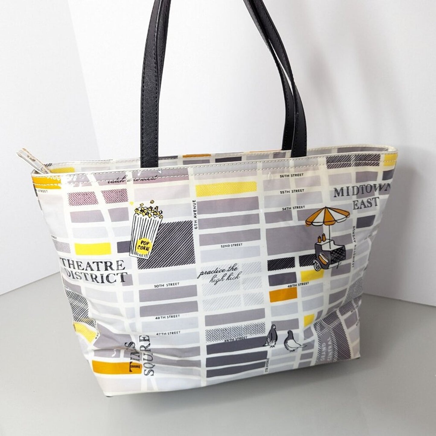 Kate Spade New York Yellow Cab Taxi NYC Francis Tote Bag Manhattan Theater