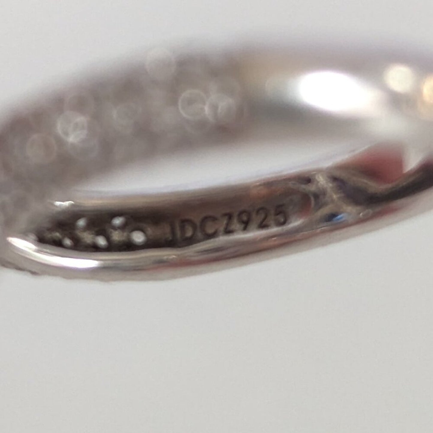 Jean Dousset Sterling Silver 925 Blue Topaz Flower Cocktail Ring Size 8