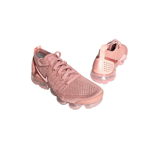 Nike Air VaporMax Flyknit 2 Rose Gold Pink Sneakers – Women’s Size 7.5 Lace Up