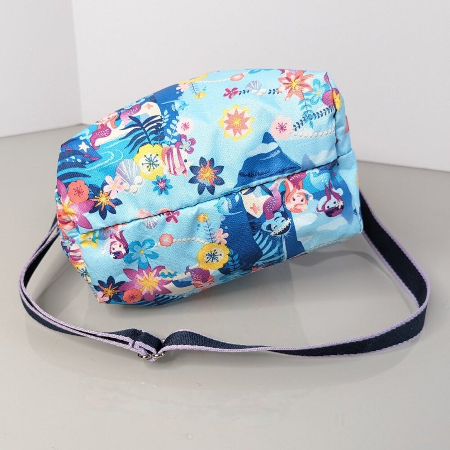 LeSportSac Disney It's A Small World Tahitian Dream Mermaid Small Cleo Crossbody