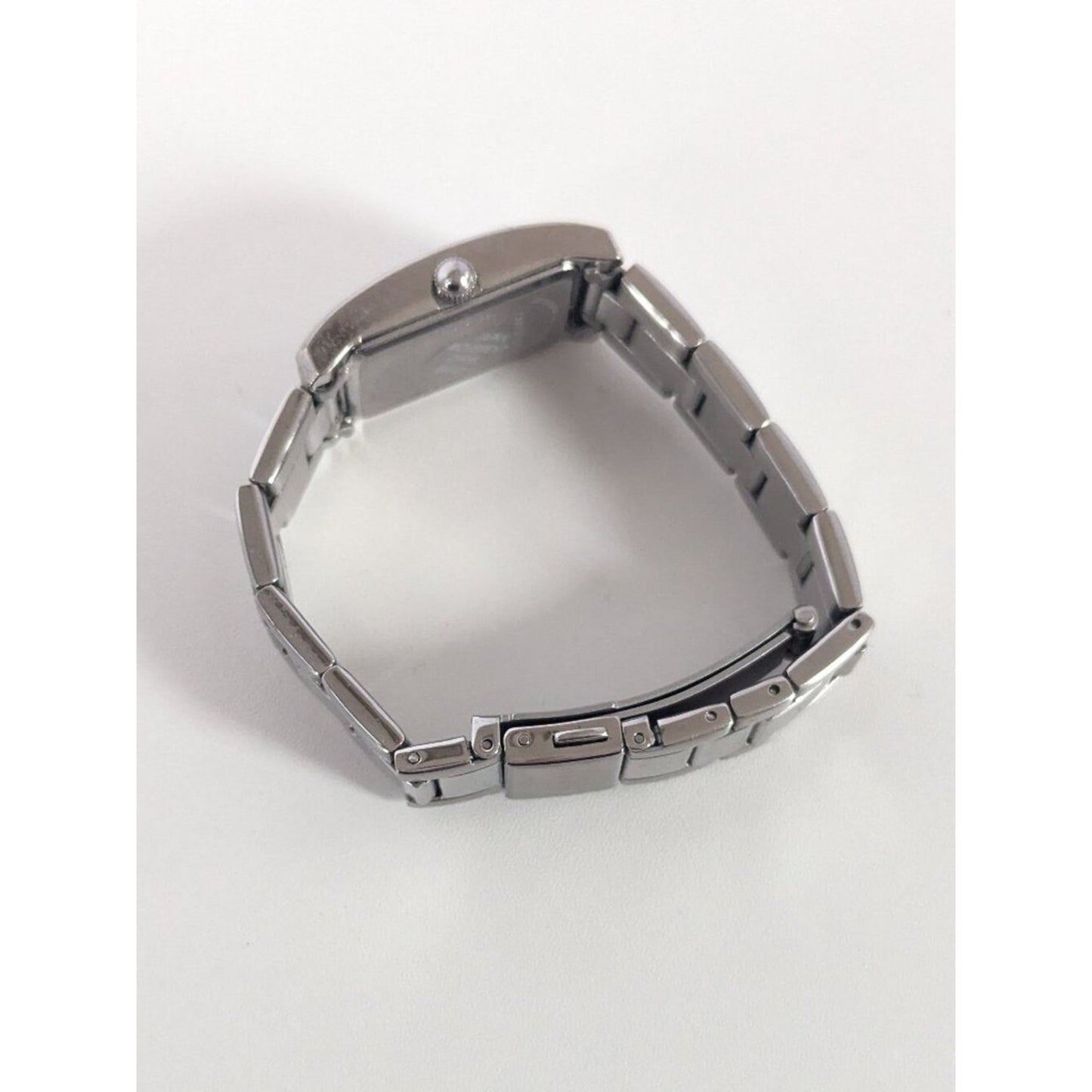 Caravelle by Bulova Stainless Steel Rectangular Bracelet Watch NEEDS BATTERY