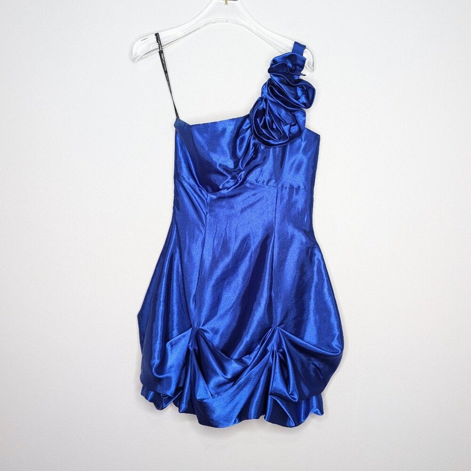Vintage Jessica McClintock Gunne Sax Y2K Royal Blue Mini Dress One Sho – Grayson Vine
