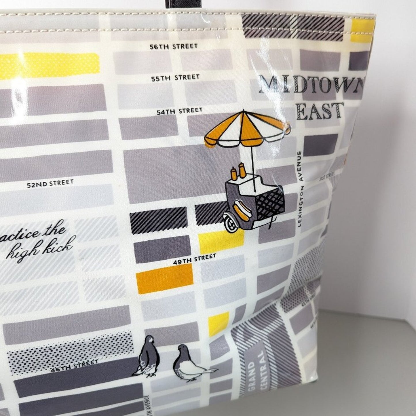 Kate Spade New York Yellow Cab Taxi NYC Francis Tote Bag Manhattan Theater