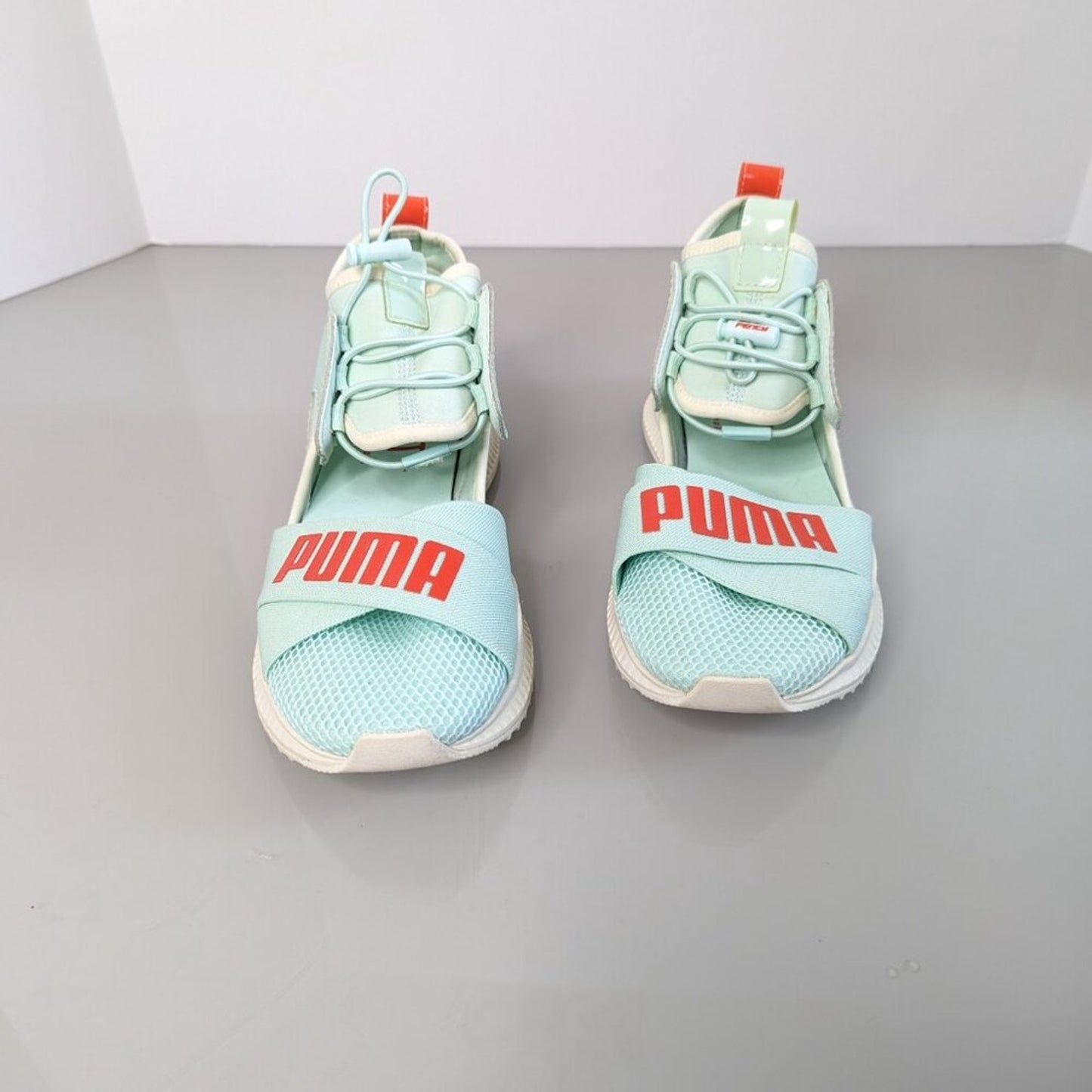 Puma Rihanna Fenty Avid Trainer Bay Cherry Tomato Cutout Sneakers Size 6.5