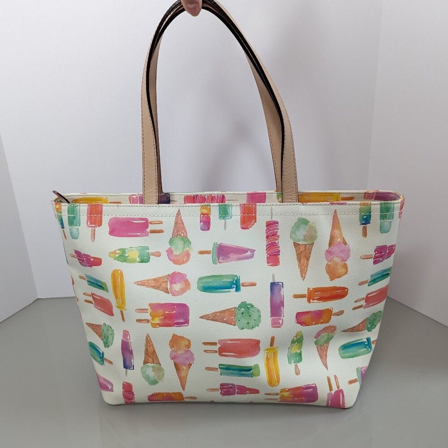 Kate Spade New York Flavor Of The Month Francis Tote Bag Ice Cream Popsicles