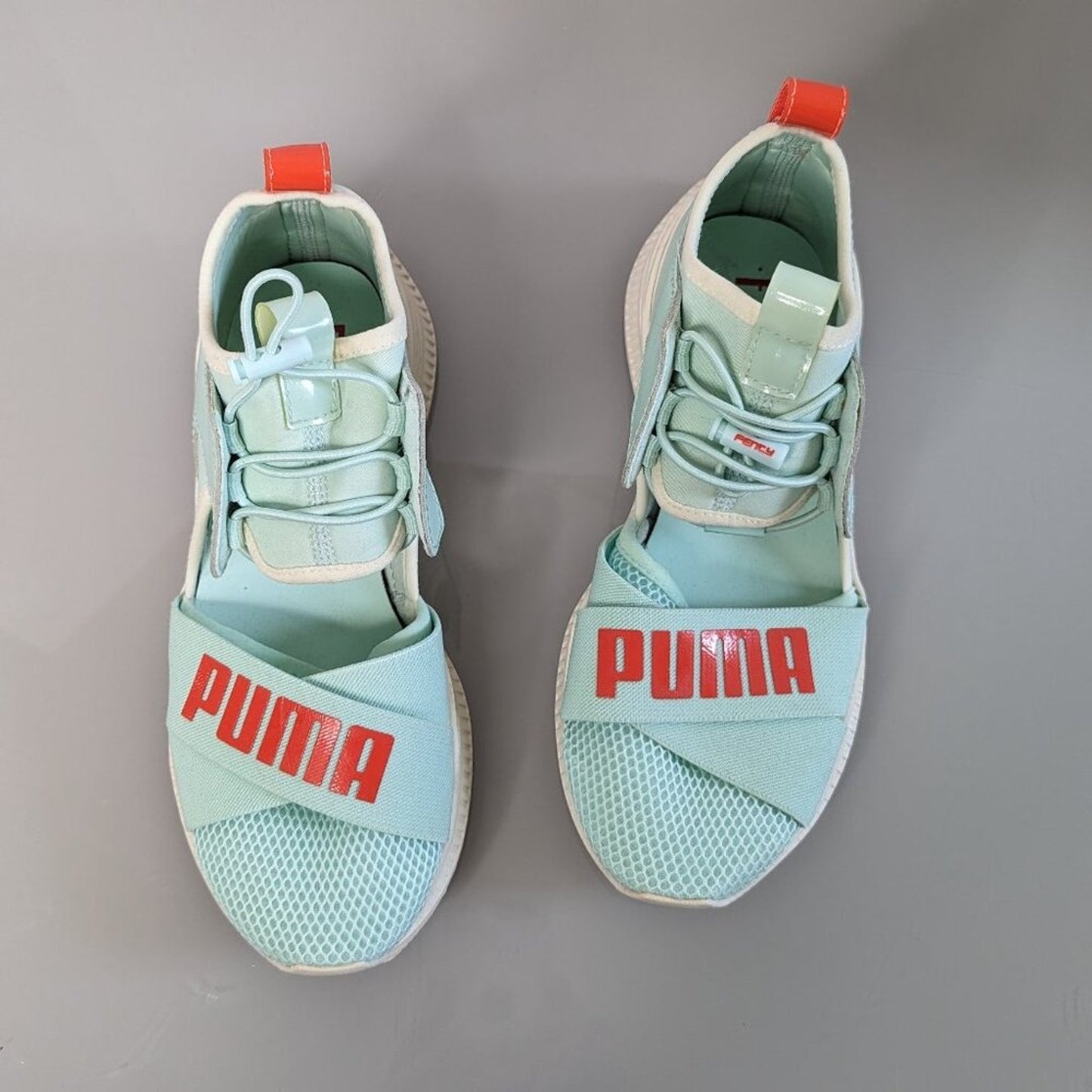 Puma Rihanna Fenty Avid Trainer Bay Cherry Tomato Cutout Sneakers Size 6.5