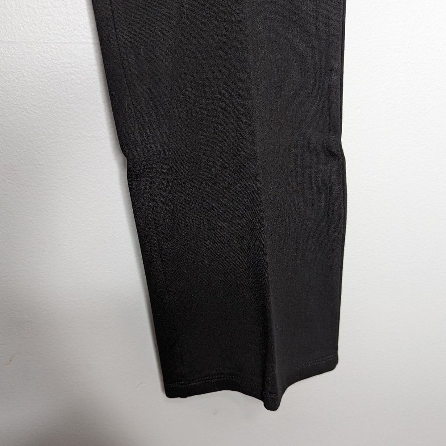 Eileen Fisher Black Straight Leg Pull On Pants Comfort Causal Office Petite XS