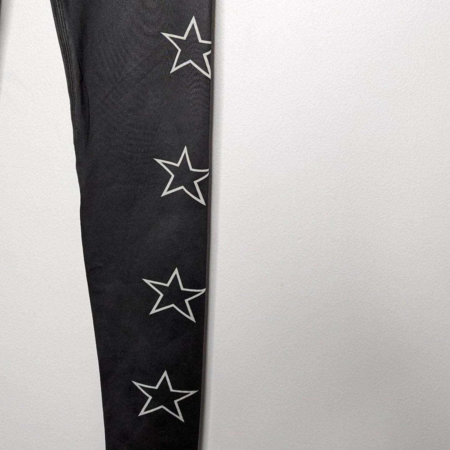 Noli Yoga Black Rebel Leggings Stars Stripes Camo Print 8 Way Stretch Size XS